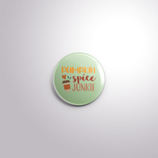 C182 Interchangeable Badge Button Pumpkin Spice