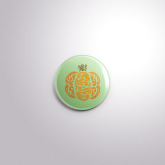 C183 Interchangeable Badge Button Pumpkin