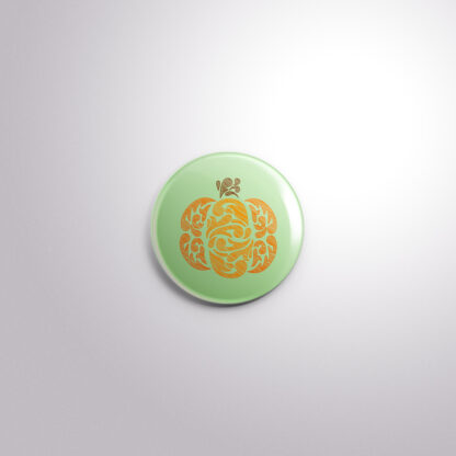 C183 Interchangeable Badge Button Pumpkin