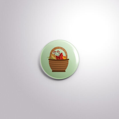 C186 Interchangeable Badge Button Basket