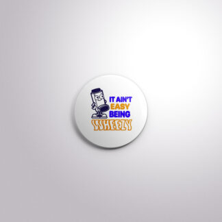 C195 Interchangeable Badge Button Wheezy